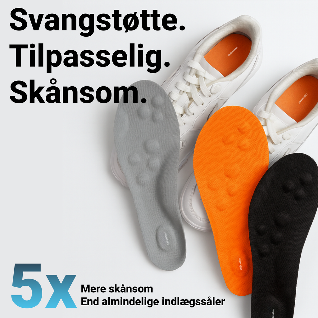 OrthoKidster™ - Ortopædisk Indlægssål til Børn med Smerter