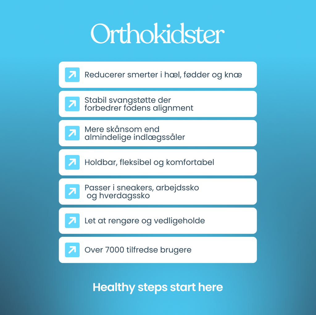 OrthoKidster™ - Ortopædisk Indlægssål til voksne