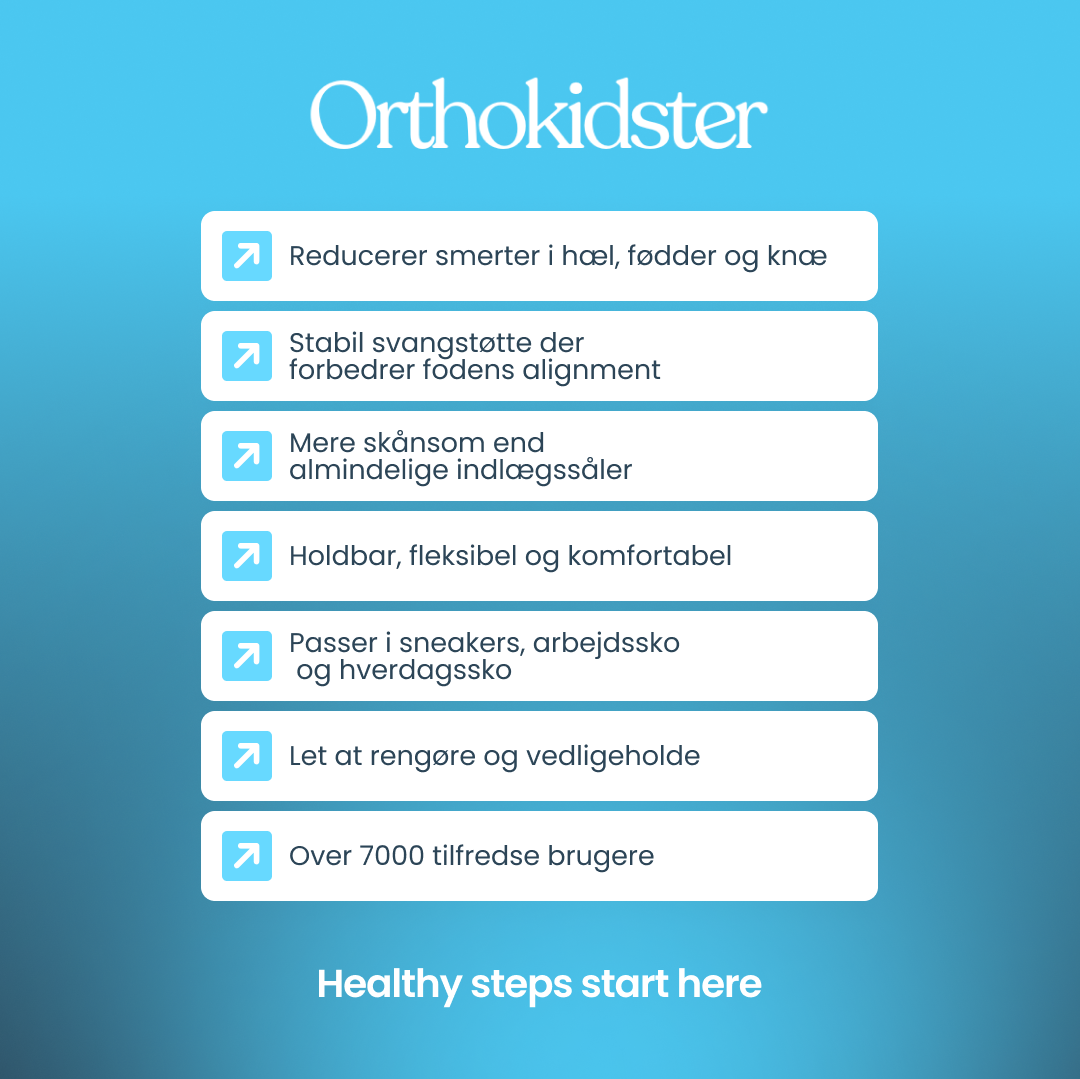OrthoKidster™ - Ortopædisk Indlægssål til voksne