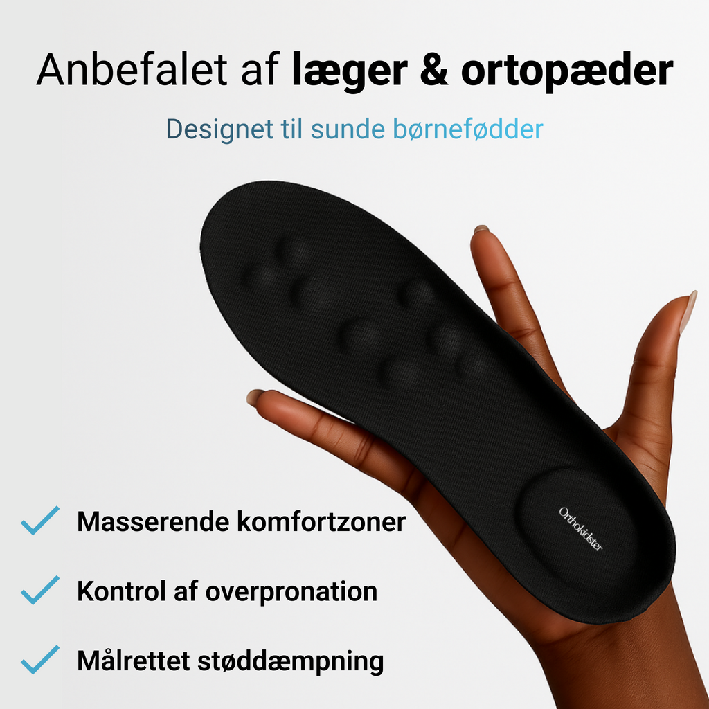 OrthoKidster™ - Ortopædisk Indlægssål til Børn med Smerter
