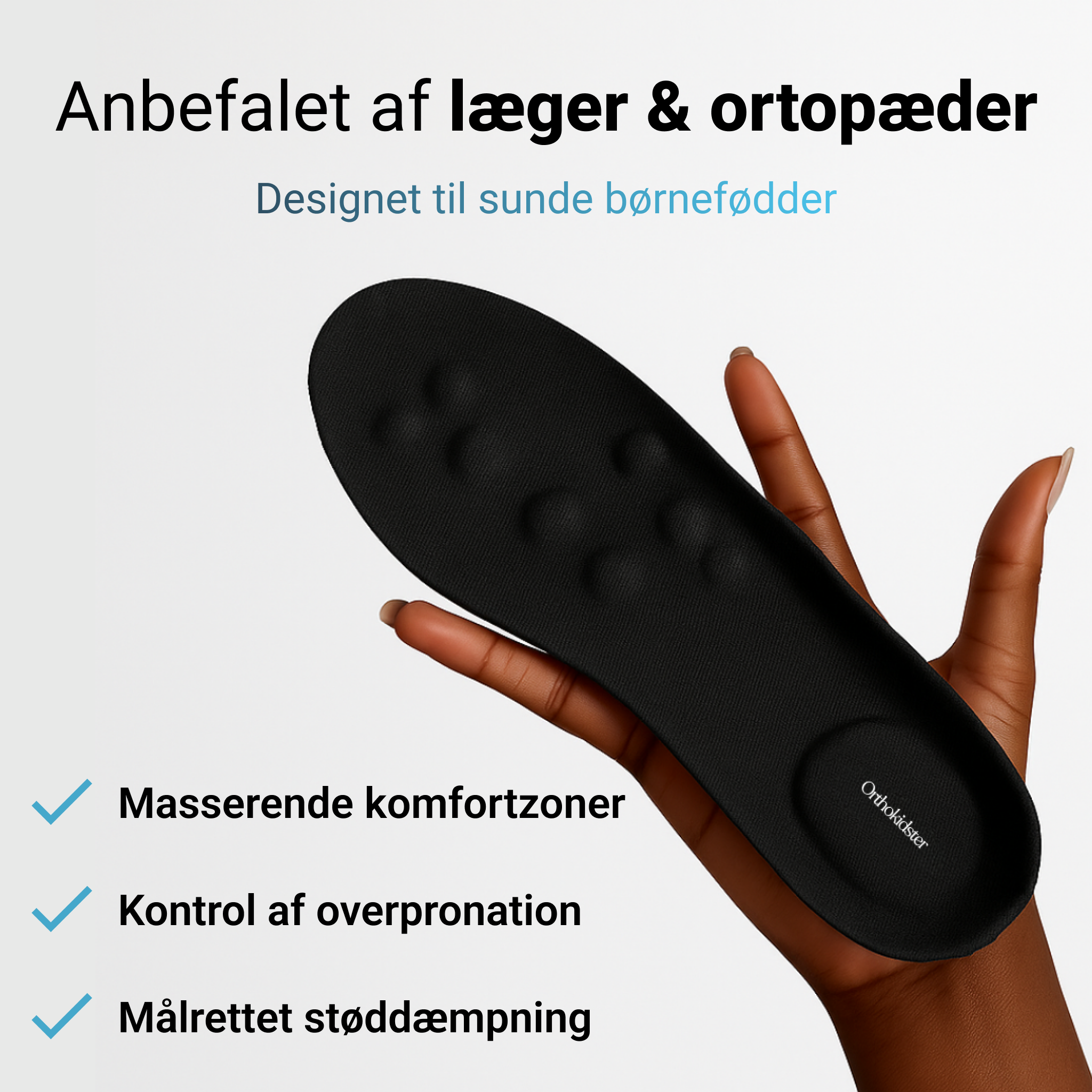 OrthoKidster™ - Ortopædisk Indlægssål til Børn med Smerter